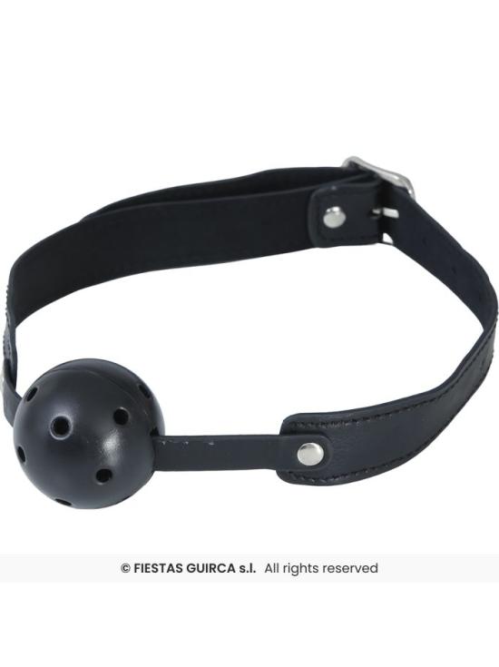 Mordaça erótica para adultos – preta (unissex)