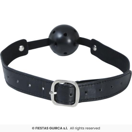 Mordaça erótica para adultos – preta (unissex)
