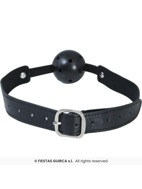 Mordaça erótica para adultos – preta (unissex)