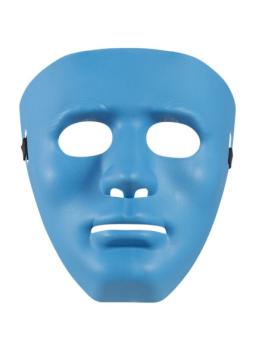 Máscara de fantasia Anônimo Azul