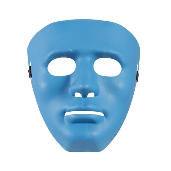 Máscara de fantasia Anônimo Azul