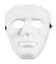 Máscara de fantasia Anonymous branca