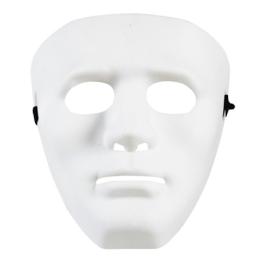 Máscara de fantasia Anonymous branca