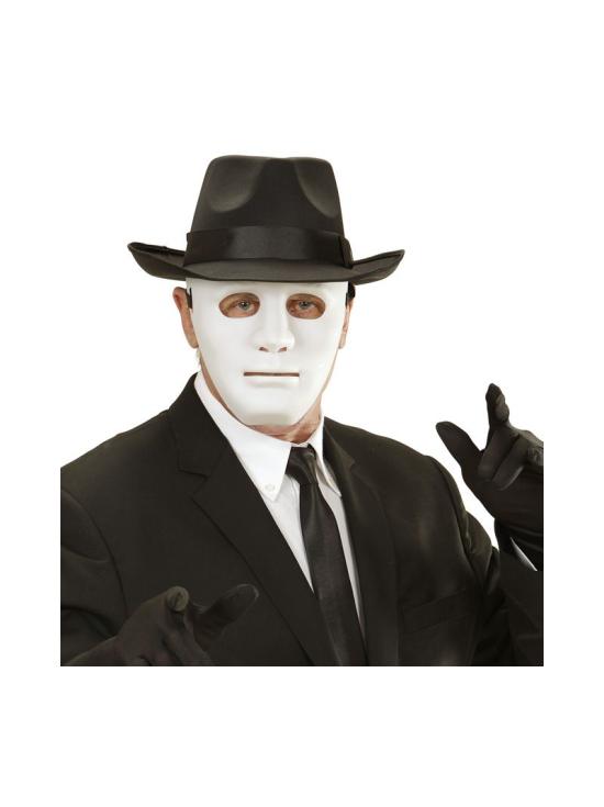 Máscara de fantasia Anonymous branca