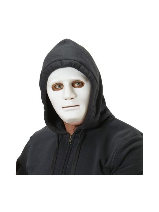 Máscara de fantasia Anonymous branca