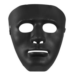 Máscara preta do traje Anonymous.