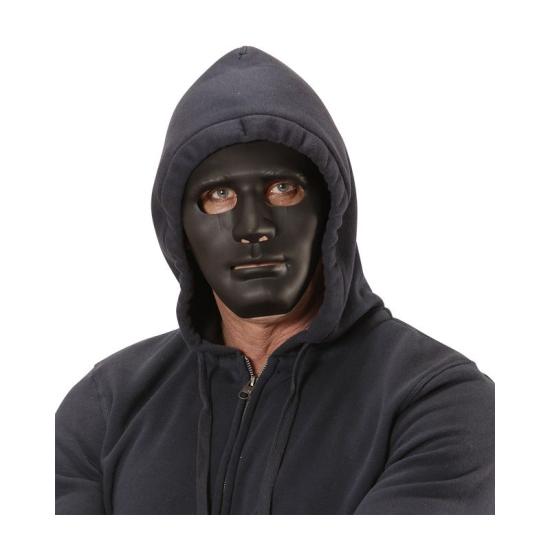 Máscara preta do traje Anonymous.