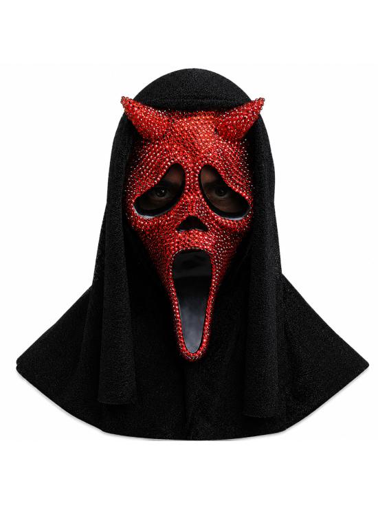Máscara brilhante com rosto de demônio, Ghost Face