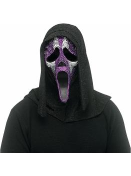 Máscara Facial Fantasma Brilhante – Horror com Estilo e Brilho
