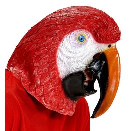 Máscara de cabeça cheia de papagaio