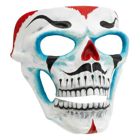 Máscara de caveira adulta Dia de los Muertos Máscara de caveira adulta Dia de los Muertos