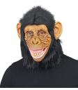 Máscara de Chimpanzé de Látex com Cabelo – Widmann | Fantasia para Adulto