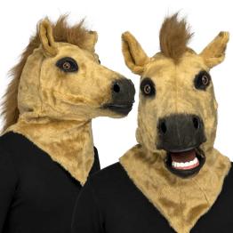 Máscara Animal Cavalo com Mandíbula Móvel