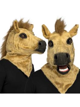 Máscara Animal Cavalo com Mandíbula Móvel