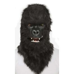 Máscara Animal Gorila Adulto com Mandíbula Móvel