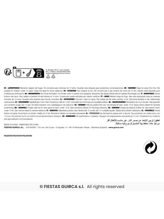 Máscara de látex de garota possuída com cabelo