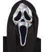 Máscara GhostFace cromada prateada para adultos
