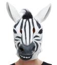 Máscara Animal Zebra de Látex Adulto