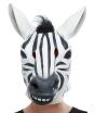 Máscara Animal Zebra de Látex Adulto