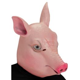 Máscara de porco rosa