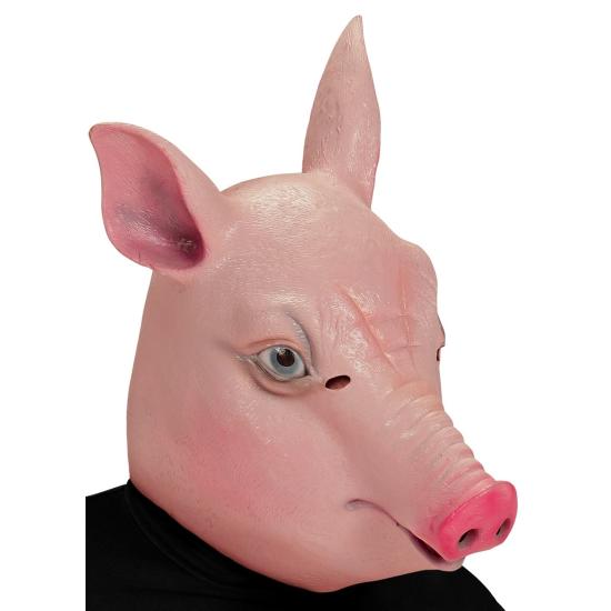 Máscara de porco rosa