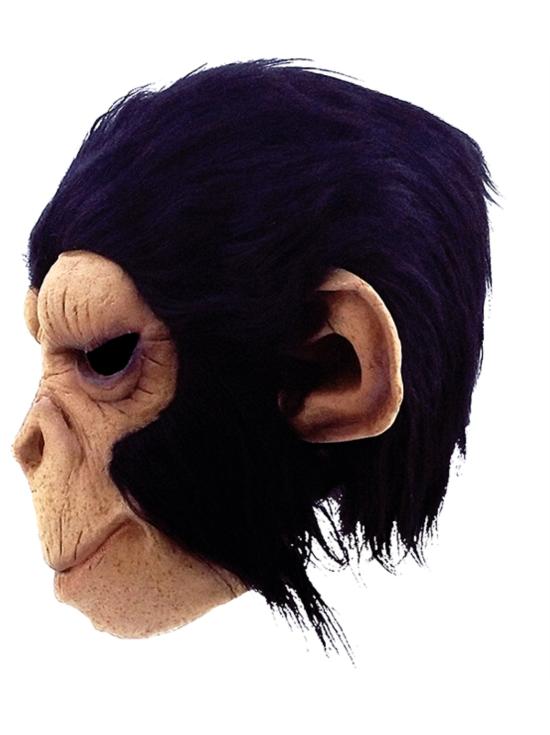 Máscara realista de látex do chimpanzé George – Ghoulish Productions
