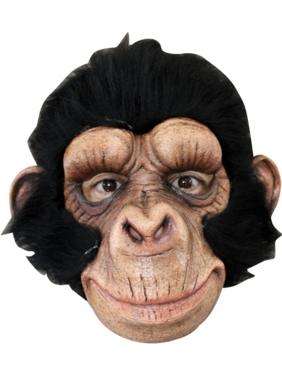 Máscara realista de látex do chimpanzé George – Ghoulish Productions