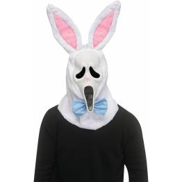 Máscara de coelho da Páscoa com cara de fantasma – O terror mais engraçado