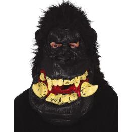 Máscara de Gorila Gigante com Cabelo