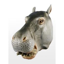Máscara de hipopótamo de luxo