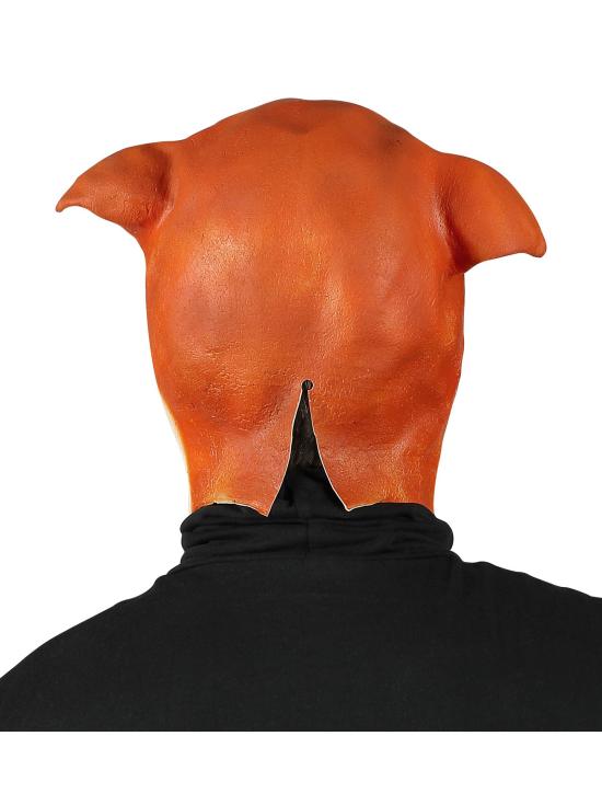 Máscara de látex Bulldog para adulto