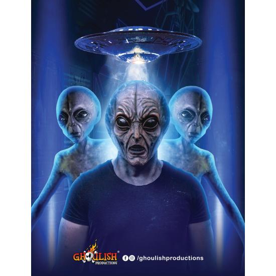 Máscara alienígena sorridente para adultos