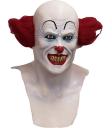 Máscara de palhaço assustador para adultos, ideal para o Halloween.