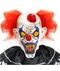 Máscara de payaso con pelo y gorro