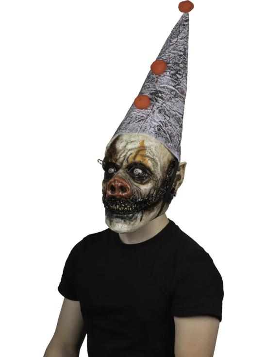 Máscara de Palhaço Encharcado e Assustadora para o Halloween