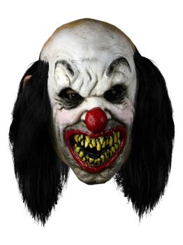 Máscara de látex sorridente do palhaço mendigo