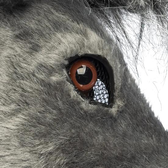 Máscara de Burro de Pelúcia para Adultos