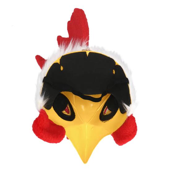 Máscara de Pelúcia de Galo Adulto
