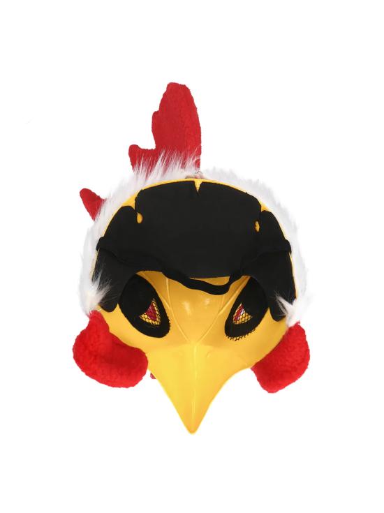 Máscara de Pelúcia de Galo Adulto