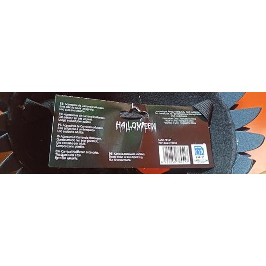 Máscara de pássaro adulto preto