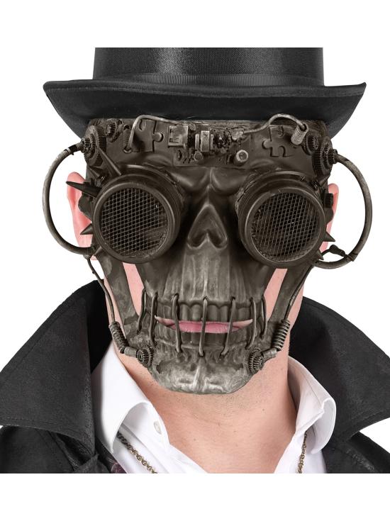 Máscara Steampunk Dourada