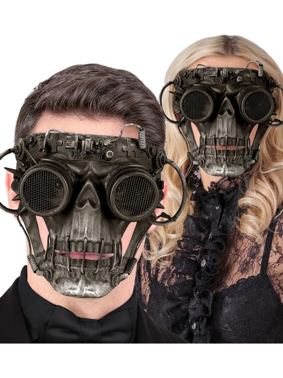 Máscara Steampunk Dourada