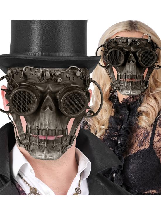 Máscara Steampunk Dourada