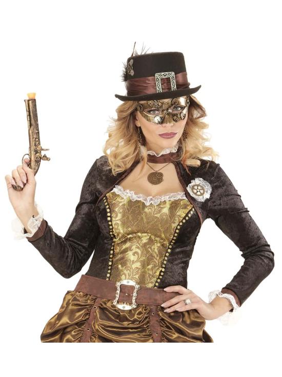 Máscara Steampunk retrô