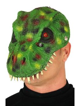 Máscara de dinossauro de espuma