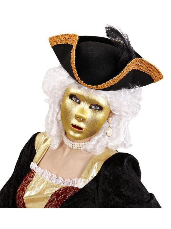 Máscara Dorada de Tela