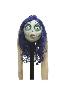 Máscara Emily do clássico látex adulto Corpse Bride. Reino Unido