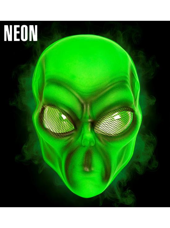 Máscara Alienígena Verde