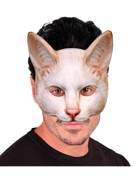 Máscara de gato em tecido