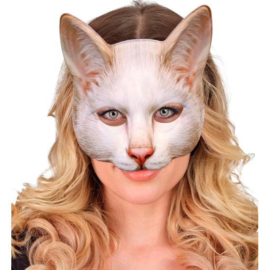 Máscara de gato em tecido